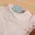 Body Bebê Suedine Gola Corações Betina - Branco