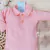 Body Polo Manga Longa Bebê Suedine - Rosê - comprar online