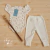 Conjunto Bebê Algodão Egípcio Body e Calça Urso Molly - Bege - loja online