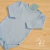 Conjunto Bebê Algodão Egípcio Body e Calça Viena - Azul na internet