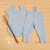 Conjunto Bebê Algodão Egípcio Body e Calça Viena - Azul - loja online