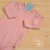 Conjunto Bebê Algodão Egípcio Body e Calça Viena - Rosa na internet
