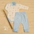 Conjunto Bebê Algodão Egípcio Vellutato Body e Calça Urso Dino Dexter - Azul - comprar online