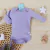 Conjunto Básico Body Manga Longa e Calça Bebê Capuc - Lilás - comprar online