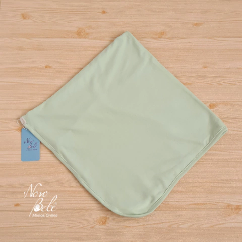 Cueiro Bebê Algodão Pima Abel - Verde - comprar online