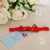 Faixa Meia Floral Marrie - Vermelho