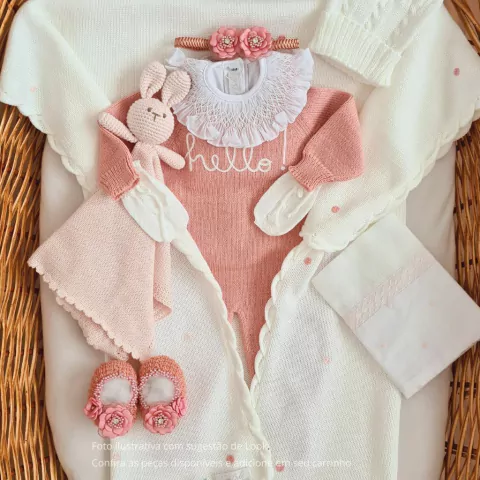 Saída de Maternidade Rosê Hello