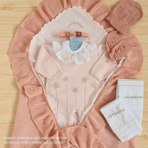 Saída de Maternidade Borboleta Rosê Sophie - comprar online