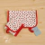 Kit com 2 Paninhos de Boca Algodão Egípcio Maças Mavie - Vermelho