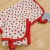 Kit com 2 Paninhos de Boca Algodão Egípcio Maças Mavie - Vermelho - comprar online