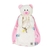 Kit Presente Bebê M Banho Patinha e Ursa Amiga - Amarelo com Rosa
