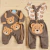 Kit 3 Peças Bebê Urso Denis Marrom