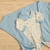 Kit Saída de Maternidade Algodão Egípcio Estampado Urso Francisco Azul com 2 Peças Macacão e Manta