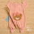 Macacão Bebê com Ziper Plush Xadrez Bumbum Ursa Pró - Rosa - comprar online