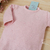 Macacão de Bebê Tricot Relevo Poá Ellie - Rosa - comprar online