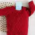 Macacão Bebê Tricot Tranças Alison - Vermelho - comprar online