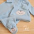 Macacão com Touca Soft Thermo Urso - Azul na internet
