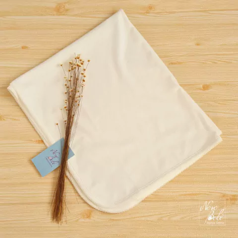 Manta Bebê Algodão Pima Peru - Marfim