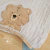 Toalha Banho Bebê Fraldas Soft com Capuz Bordado Ursinho Flyffy - Bege - comprar online
