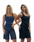 Kit com 2 Bermudas Modeladoras Jeans Escuros - comprar online