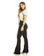 Calça Modeladora Malha Flare Recorte - comprar online