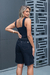 Bermuda Jeans Modeladora Megaflex Preta na internet