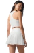 Cropped Aspire Tank White Alo Yoga na internet