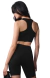 Cropped Aspire Tank Black Alo Yoga na internet
