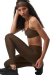 Legging 7/8 de Cintura Alta Airlift Espresso Alo Yoga - loja online