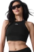 Cropped Aspire Tank Black Alo Yoga - comprar online