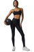 Legging 7/8 de Cintura Alta Airlift Black Alo Yoga