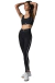 Legging Airlift High-Waist Suit Up Black/White Alo Yoga - comprar online