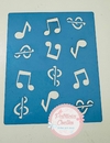 Stencil Notas Musicais