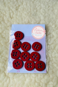 Botão Vermelho mdf