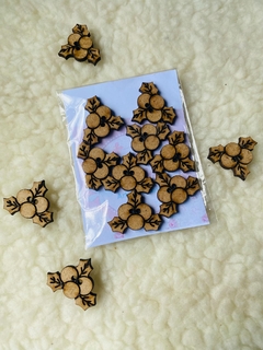 Botão Frutinhas Natal