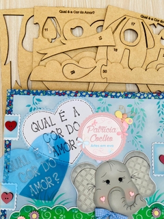 Gabaritos Moldes Qual é a Cor do Amor