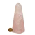 Obelisco Quartzo Rosa Lapidado 400 a 500g 14 a 16cm Classe B na internet