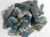 Colar Lamina Cianita Azul Mineral Natural Pino Dourado - buy online