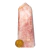 Ponta Quartzo Rosa Pedra Natural 10 a 11cm média 180g Tipo B - loja online