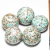 05 Mini Bola Amazonita Paraiba Esfera 20 a 30mm ATACADO REFF 111716