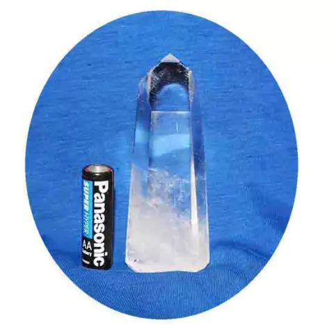 Ponta Cristal Super Extra Lapidado Pedra Natural 9,7 cm