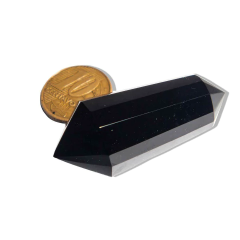 Voguel Biterminado Obsidiana 12 Faces 40 a 50mm Tipo A