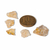 Kit 5 Goshenita ou Berilo Pedra Natural Bruto 27ct - buy online