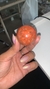 Mini Esfera Calcita Laranja 37mm Pedra Natural Classe A