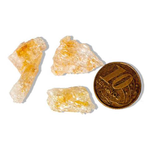 Kit 3 Goshenita ou Berilo Pedra Natural Bruto 25ct