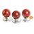 Esfera Jaspe Vermelho Natural 5 a 6cm Média 195g Tipo B na internet