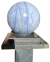 Esfera Quartzo Azul Pedra Natural Tamanho Gigante 11Kg 20cm