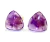 Brinco Button Trillion Pedra Ametista Prata 950 Reff BB6303 na internet