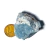 10 Angelita Azul Bruto Pedra Natural 20 a 60mm 25 a 50g - Distribuidora CristaisdeCurvelo