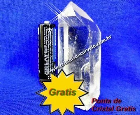 Cristal Gratis Ponta Bruta Inclua Em Sua Compra Brinde de Promoção Apenas 1 Unid